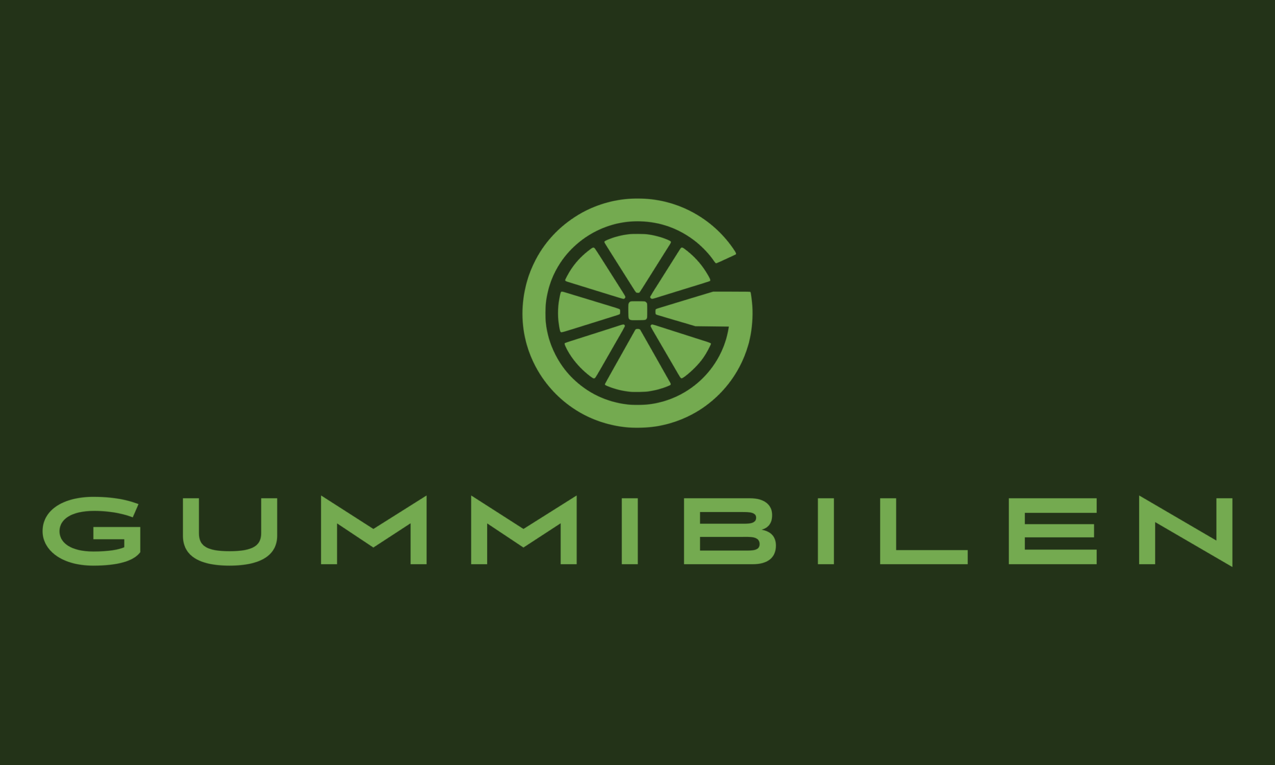 Gummibilen